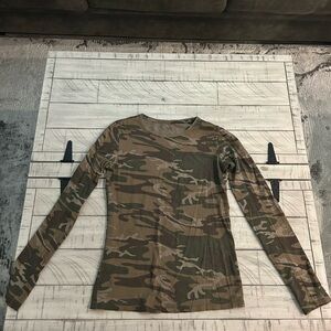Billabong camo long sleeve